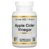 California Gold Nutrition Apple Cider Vinegar 180 Veggie Capsules 898220019069