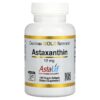 California Gold Nutrition Astaxanthin Astaliff® Pure Icelandic 12 mg 120 Veggie Softgels 898220011049