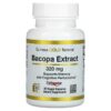 California Gold Nutrition Bacopa Extract 320 mg 30 Veggie Capsules 898220020621
