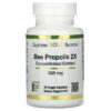 California Gold Nutrition Bee Propolis 2X Concentrated Extract 500 mg 90 Veggie Caps 898220009459