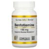 California Gold Nutrition Benfotiamine 150 mg 30 Veggie Capsules 898220020249