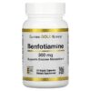 California Gold Nutrition Benfotiamine 300 mg 30 Veggie Capsules 898220020225