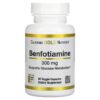 California Gold Nutrition Benfotiamine 300 mg 90 Veggie Capsules 898220020232