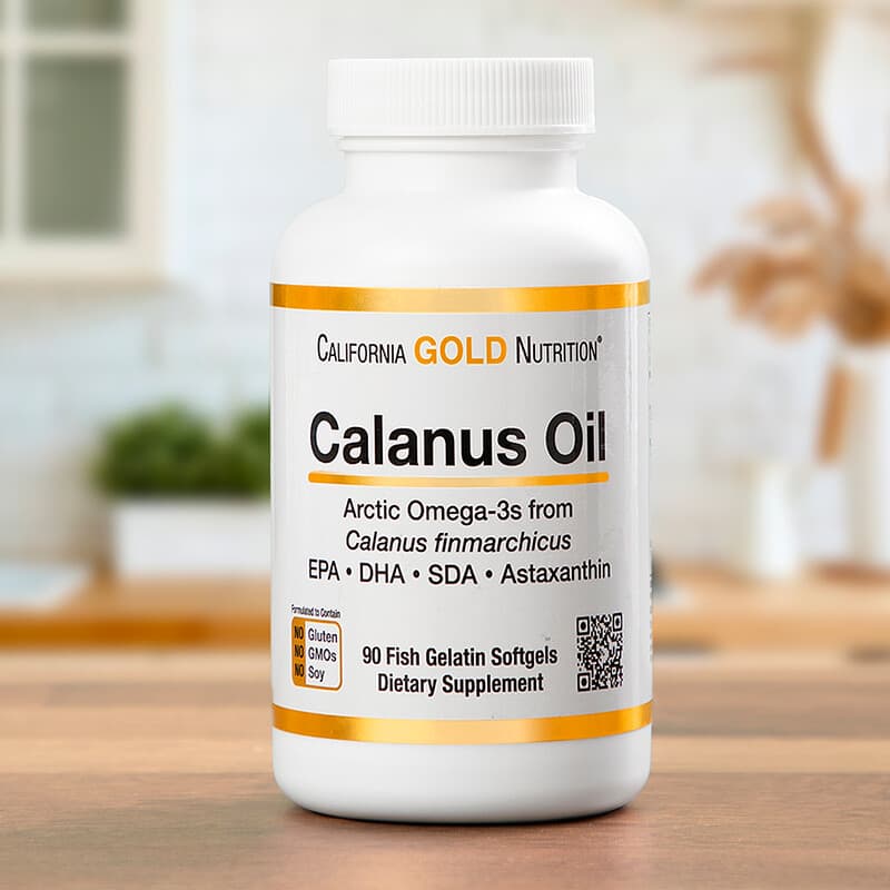 California Gold Nutrition, Calanus Oil, 500 mg, 90 Fish Gelatin Softgels 898220019977