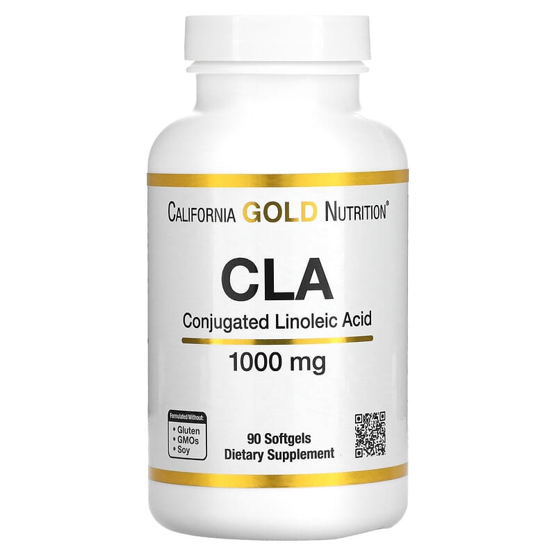 California Gold Nutrition CLA Clarinol Conjugated Linoleic Acid 1,000 mg 90 Softgels 898220012640