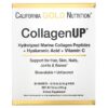 California Gold Nutrition CollagenUP Hydrolyzed Marine Collagen Peptides with Hyaluronic Acid and Vitamin C Unflavored 30 Packets 0.18 oz (5.16 g) Each 898220013111