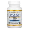 California Gold Nutrition DHA 700 Fish Oil Pharmaceutical Grade 1,000 mg 30 Fish Gelatin Softgels 898220012527