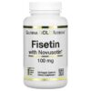 California Gold Nutrition Fisetin with Novusetin 100 mg 180 Veggie Capsules 898220018444
