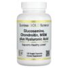 California Gold Nutrition Glucosamine Chondroitin MSM Plus Hyaluronic Acid 120 Veggie Caps 898220010714