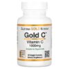 California Gold Nutrition Gold C USP Grade Vitamin C 1,000 mg 60 Veggie Capsules 898220009312