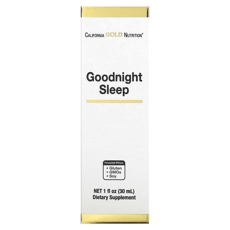 California Gold Nutrition Goodnight Sleep 1 fl oz (30 ml) 898220021215