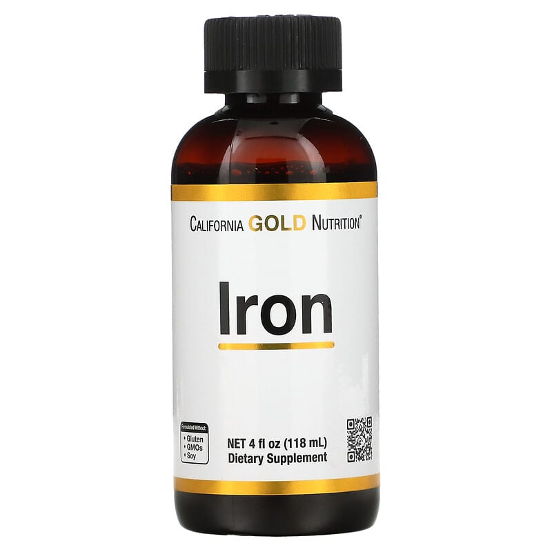 California Gold Nutrition Iron 4 fl oz (118 ml) 898220021161