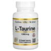 California Gold Nutrition L-Taurine 1,000 mg 60 Veggie Capsules 898220011339