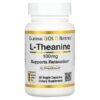 California Gold Nutrition L-Theanine Featuring AlphaWave 100 mg 30 Veggie Capsules 898220012442