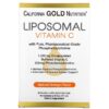 California Gold Nutrition Liposomal Vitamin C Natural Orange Flavor 1000 mg 30 Packets 0.2 oz (5.7 ml) Each 898220010721