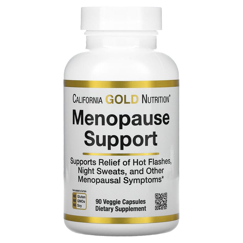 California Gold Nutrition Menopause Support 90 Veggie Capsules 898220020607