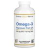 California Gold Nutrition Omega-3 Premium Fish Oil 240 Fish Gelatin Softgels 898220013302