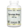 California Gold Nutrition Peruvian Maca 500 mg 240 Veggie Caps 898220009503