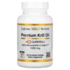 California Gold Nutrition Premium Krill Oil with Superba2 1,000 mg 60 Fish Gelatin Softgels 898220018086
