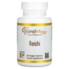 California Gold Nutrition Reishi (Ganoderma Lucidum) Full-Spectrum Certified Organic Cellular Support 90 Veggie Capsules 898220012565