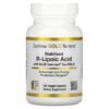 California Gold Nutrition Stabilized R-Lipoic Acid 120 Veggie Capsules 898220020058