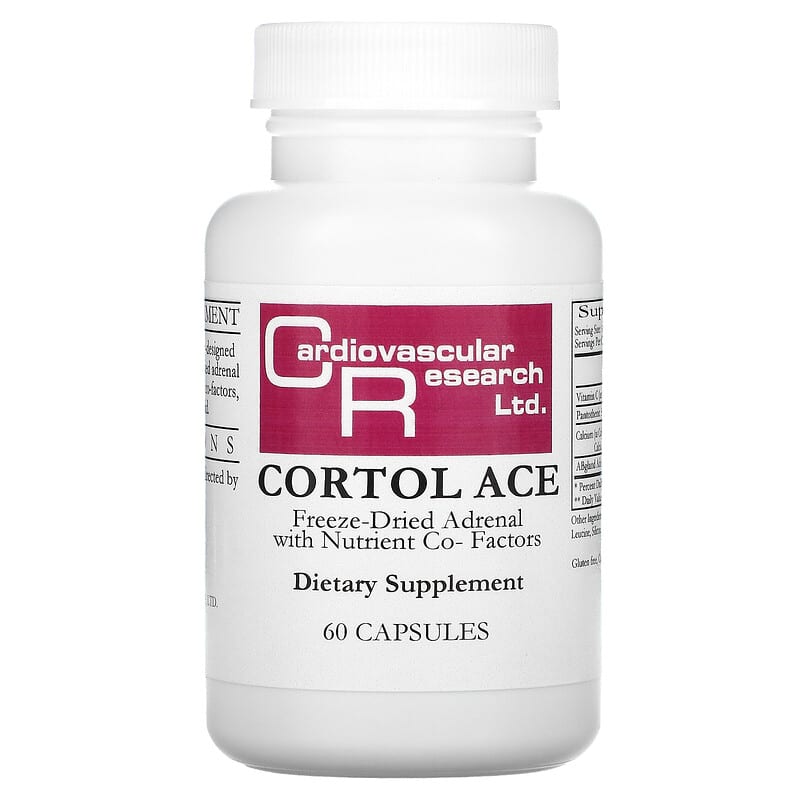 Cardiovascular Research Ltd. Cortol Ace 60 Capsules 696859035043