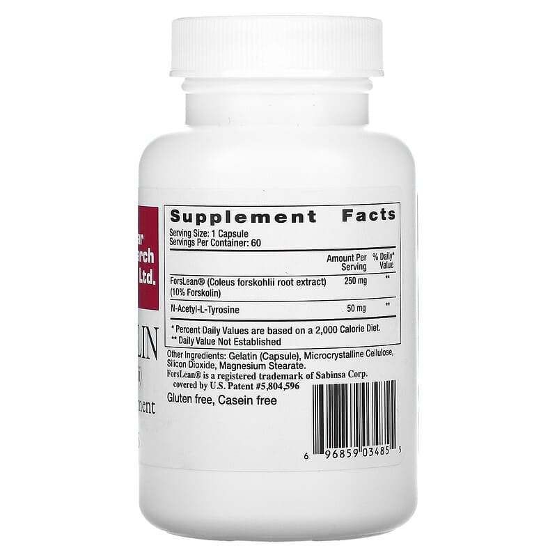 Cardiovascular Research Ltd., Forskolin, 60 Capsules 696859034855