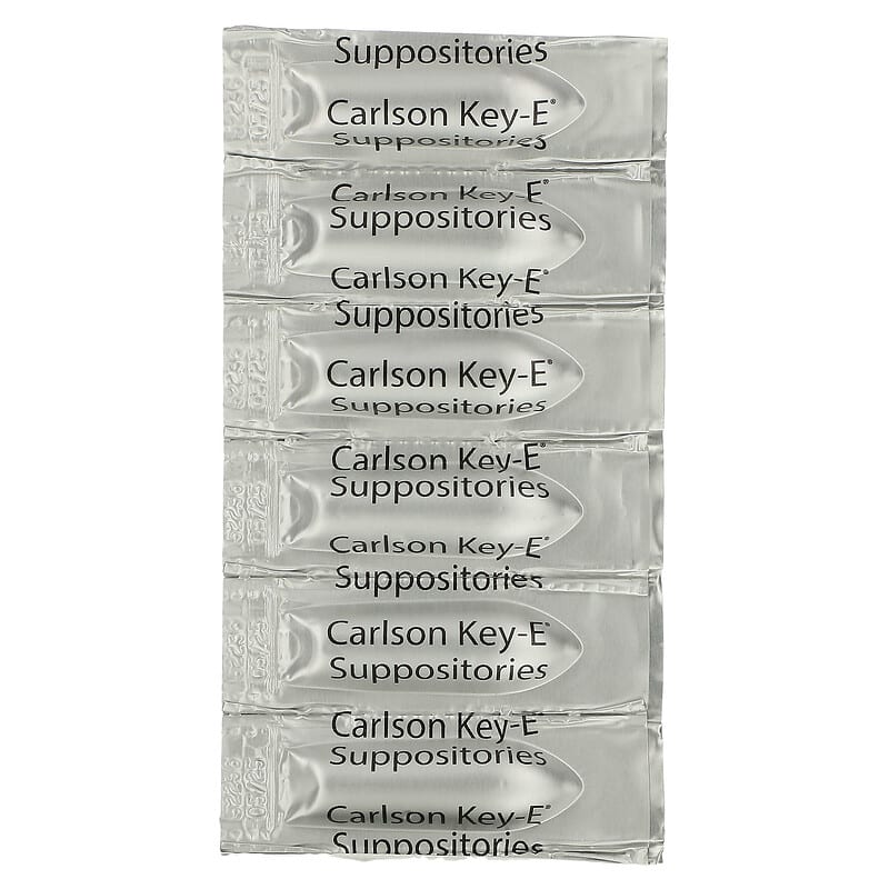 Carlson, Key-E Suppositories, 12 Inserts 88395005558