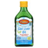 Carlson Kid's Norwegian Cod Liver Oil Natural Lemon  8.4 fl oz (250 ml) 88395013539
