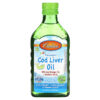 Carlson Kids Cod Liver Oil Natural Green Apple 550 mg 8.4 fl oz (250 ml) 88395137303
