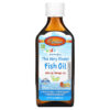 Carlson Kids Norwegian The Very Finest Fish Oil Just Peachie 800 mg 6.7 fl oz (200 ml) 88395194306