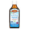 Carlson Kids The Very Finest Fish Oil Natural Mixed Berry 800 mg 6.7 fl oz (200 ml) 88395193309