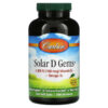 Carlson Solar D Gems Natural Lemon  100 mg (4,000 IU) 360 Soft Gels 88395014833