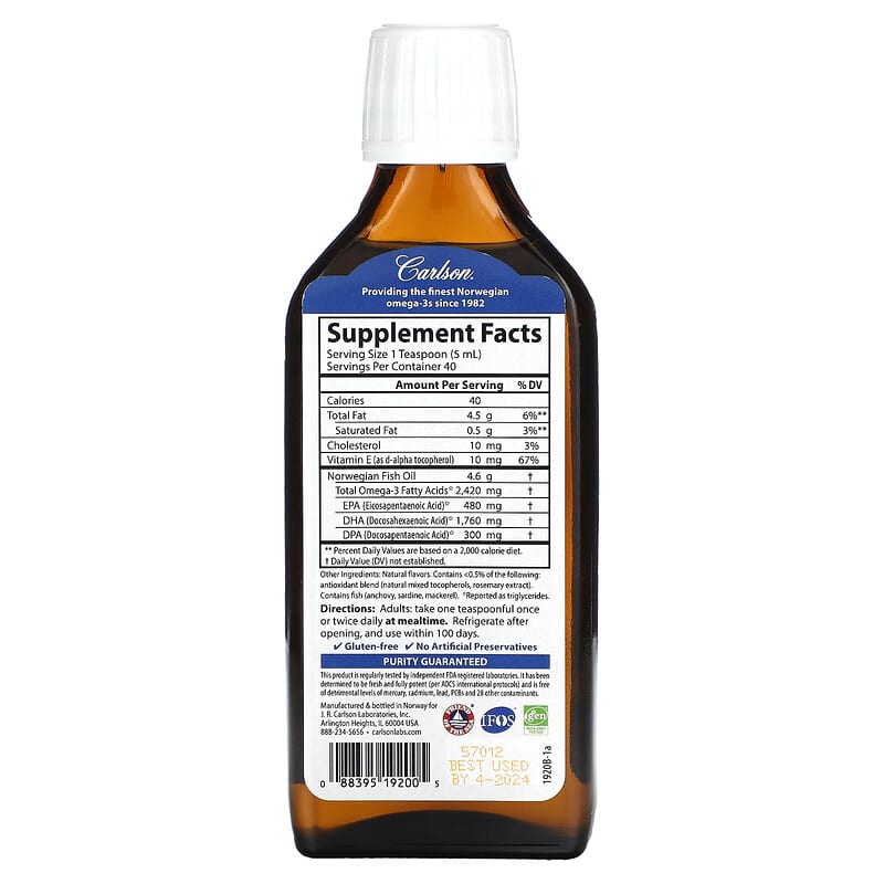 Carlson, Super DPA, Berry Lemonade, 6.7 fl oz (200 ml) 88395192005