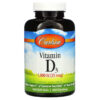 Carlson Vitamin D3 25 mcg (1,000 IU) 360 Soft Gels 88395145605