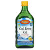 Carlson Wild Norwegian Cod Liver Oil Natural Lemon 16.9 fl oz (500 ml) 88395013522