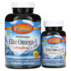 Carlson Wild Norwegian Elite Omega-3 Gems Natural Lemon 800 mg 120 Soft Gels 88395017148
