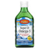 Carlson Wild Norwegian Super D Omega-3 Natural Lemon 8.4 fl oz (250 ml) 88395014024