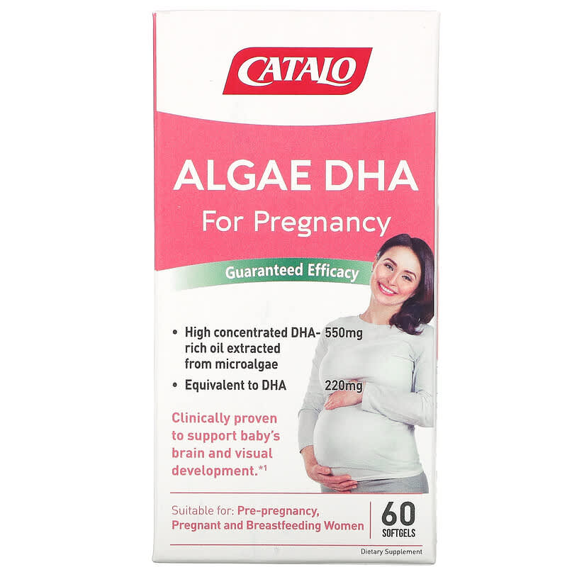 Catalo Naturals Algae DHA for Pregnancy 60 Softgels 810399027492