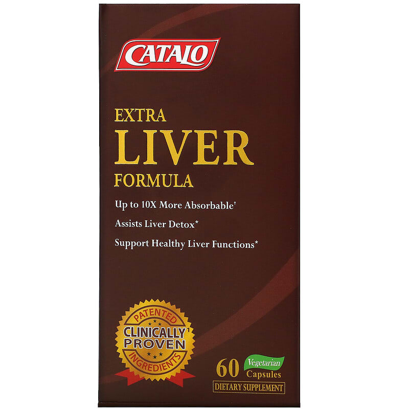 Catalo Naturals Extra Liver Formula 60 Vegetarian Capsules 810399026068
