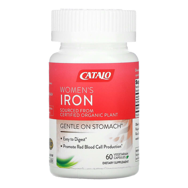 Catalo Naturals, Women's Iron, 60 Vegetarian Capsules 810399027584