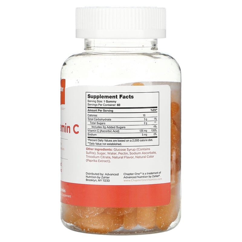 Chapter One, C is For Vitamin C, 60 Gummies 848998041076
