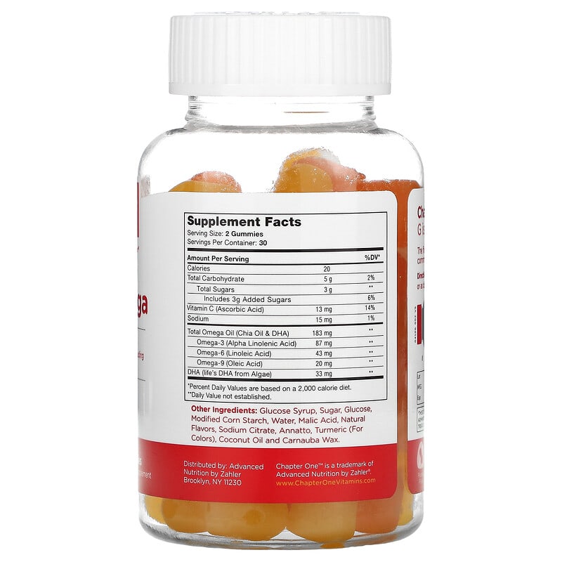 Chapter One, O is for Omega, Flavored Gummies, 60 Gummies 848998041069
