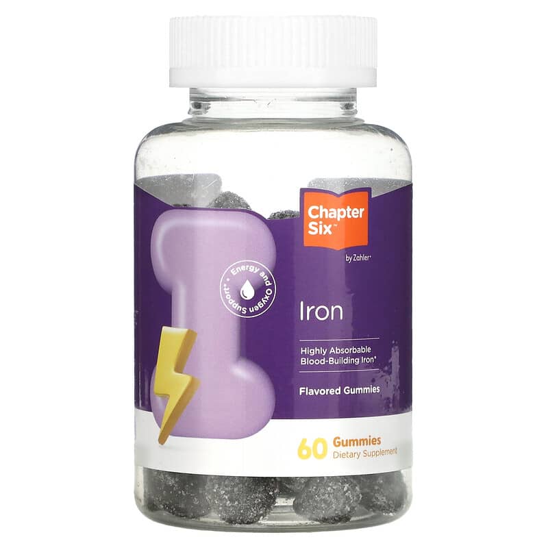 Chapter Six Iron Flavored 60 Gummies 848998041328