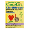 ChildLife ChildBiotics Immune & Digestive Support Natural Berry 5 Billion CFU 30 Chewable Tablets 608274104006