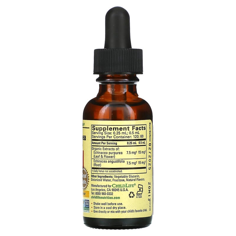 ChildLife, Essentials, Echinacea, Natural Orange, 1 fl oz (30 ml) 608274101005