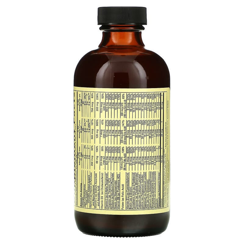 ChildLife, Essentials, Multi Vitamin & Mineral, Natural Orange/Mango, 8 fl oz (237 ml) 608274103009