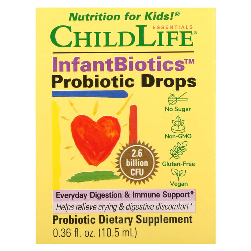 ChildLife InfantBiotics Probiotic Drops 2.6 Billion CFU 0.36 fl oz (10.5 ml) 608274166004
