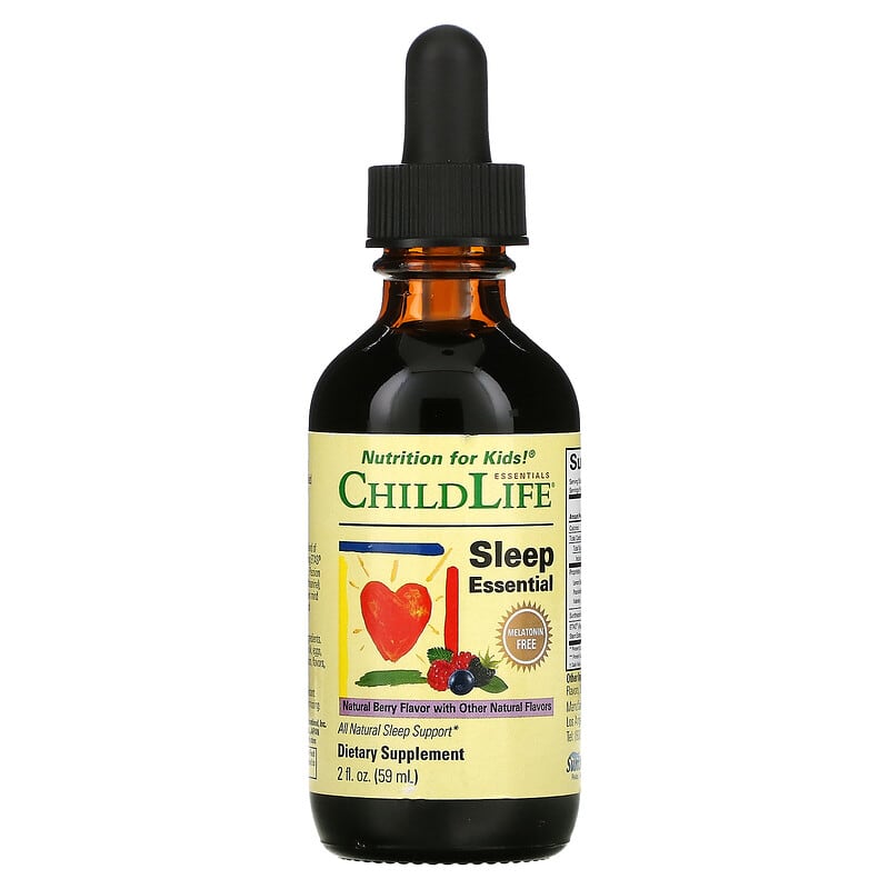 ChildLife, Sleep Essential, Natural Berry, 2 fl oz (59 ml) 608274106505