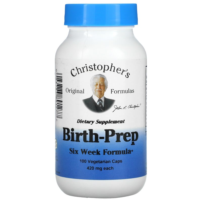 Christopher's Original Formulas Birth-Prep Six Week Formula 420 mg 100 Vegetarian Caps 84783891277
